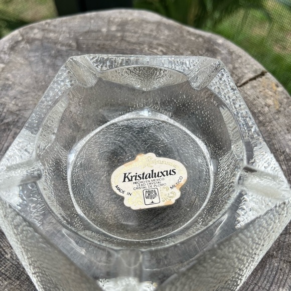 Krisaluxus Krystal Ashtray  Vintage - Picture 5 of 7